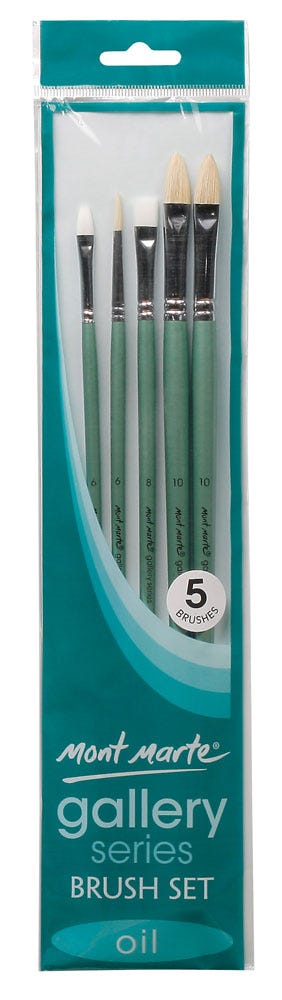 Gallery Series Brush Set Oils 5pce