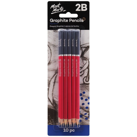 Graphite Pencils 2B Signature 10pc