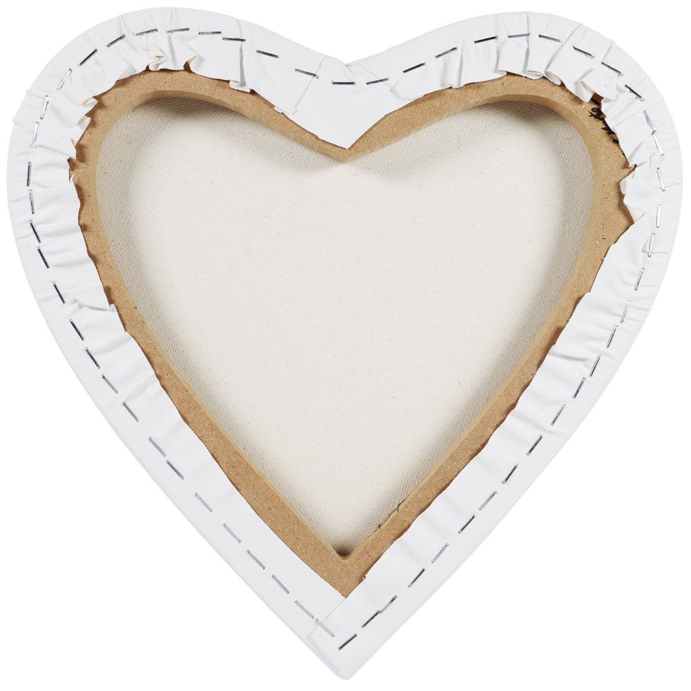 توقيع قماش القلب 30 × 30 سم (11.8 × 11.8 بوصة)