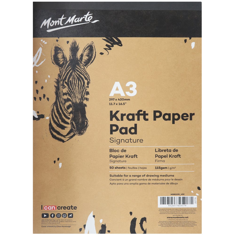 Kraft Paper Pad Signature A3 50 Sheets