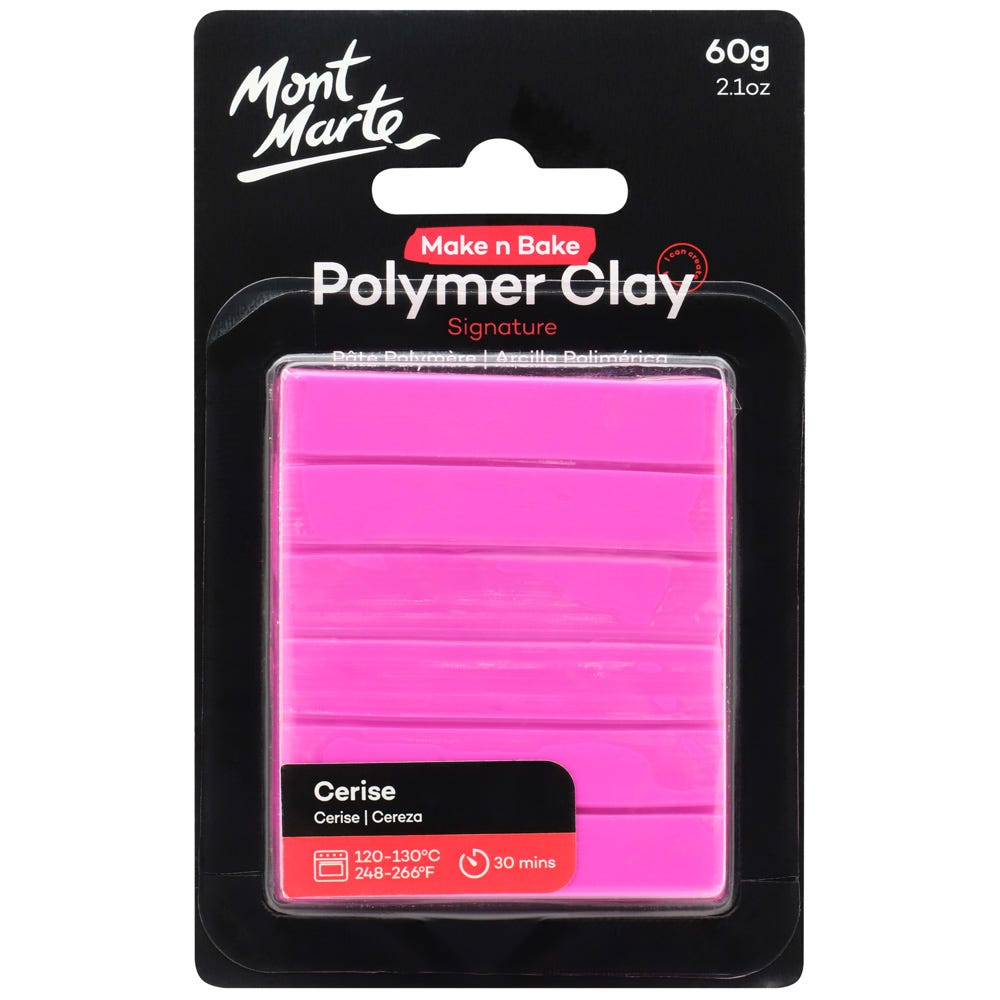 Make n Bake Polymer Clay Signature 60g (2.1oz) - Cerise