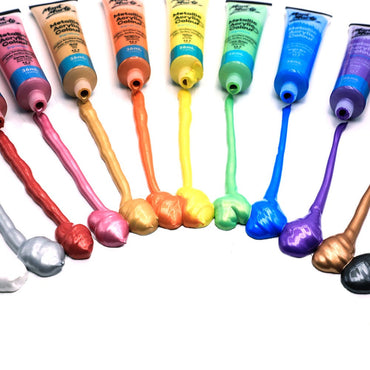 Metallic Acrylic Colour Paint Set Signature 12pc x 36ml (1.2 US fl.oz)