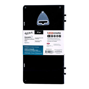 مجموعة الكيك ذات الألوان المائية المعدنية 37 قطعة