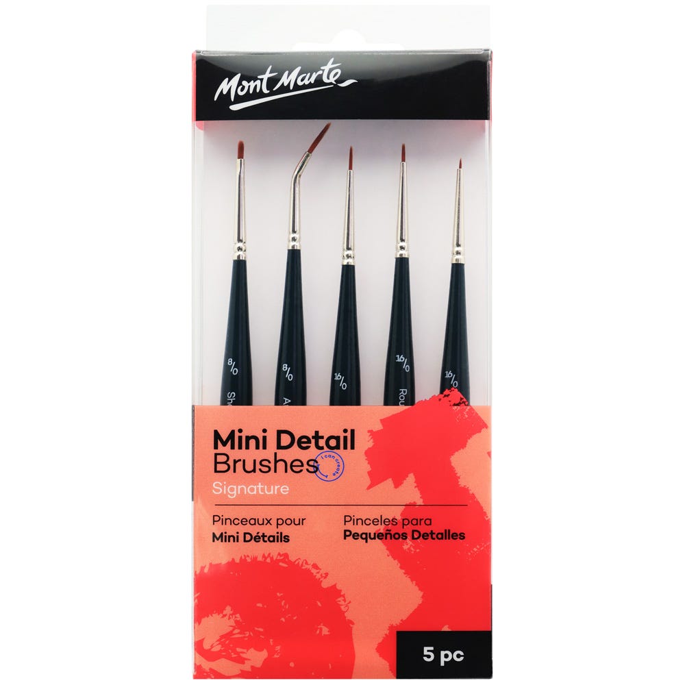Mini Detail Brushes Signature 5pc