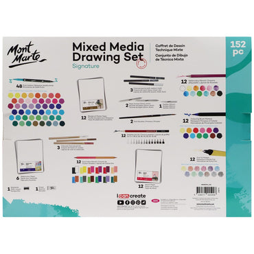 Mixed Media Drawing Set Signature 152pc