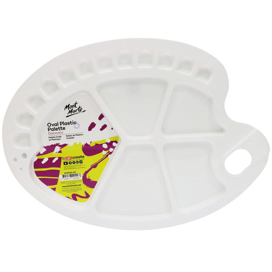 Oval Plastic Palette Discovery 34 x 25cm (13.3 x 9.8in)