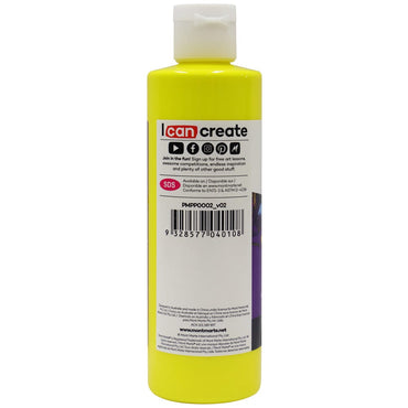 Pouring Acrylic Paint Premium 240ml (8.12 US fl.oz) - Bright Yellow