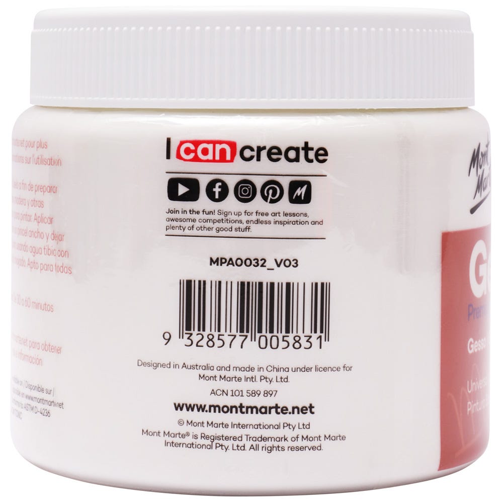 Premium Gesso 500ml (16.9oz)