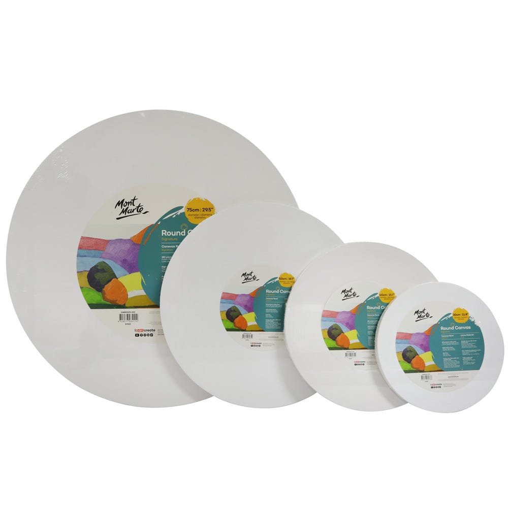 Round Canvas Signature 50cm (19.7in)
