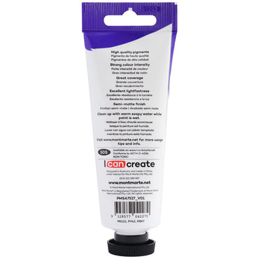 Satin Acrylic Paint Premium 75ml (2.5 US fl.oz) Tube - Burnt Umber