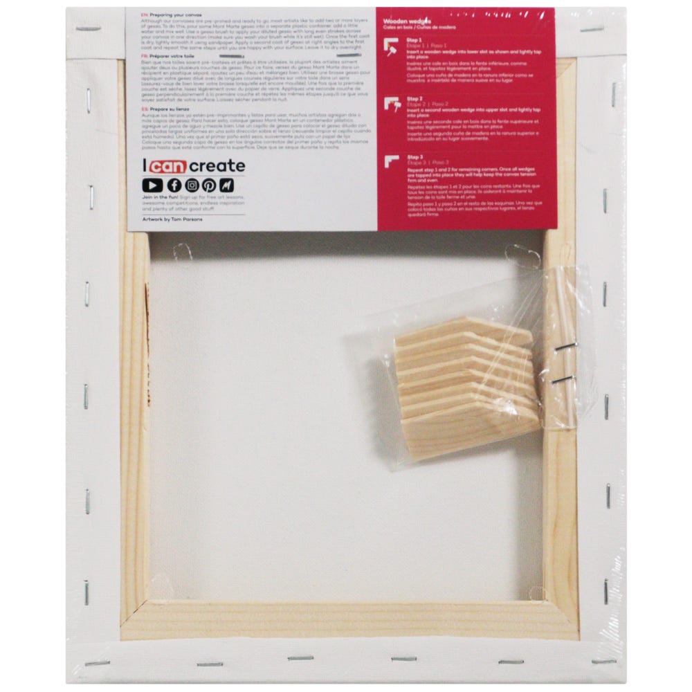 لوحة قماشية سميكة واحدة مقاس 25 × 30 سم (9.8 × 11.8 بوصة)