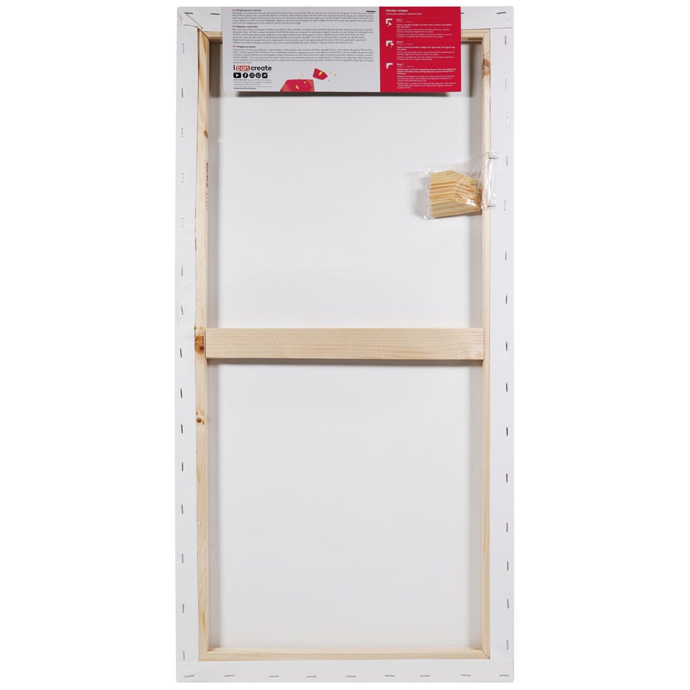 لوحة قماشية سميكة واحدة مقاس 40 × 80 سم (15.7 × 31.5 بوصة)