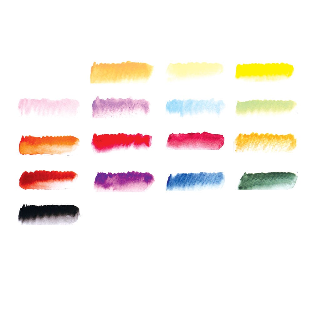 ألوان مائية مميزة لموسمين، 18 قطعة × 12 مل (0.4 أونصة سائلة أمريكية)