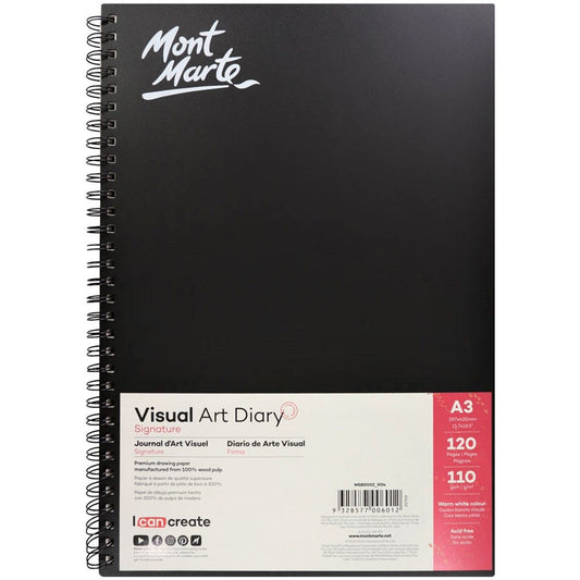 Visual Art Diary Signature 110gsm A3 120 Page