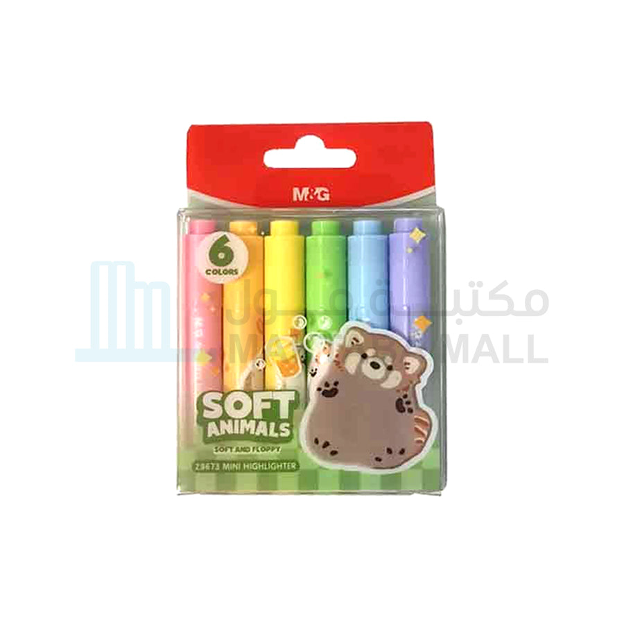 M&G Soft Animals Mini Highlighter