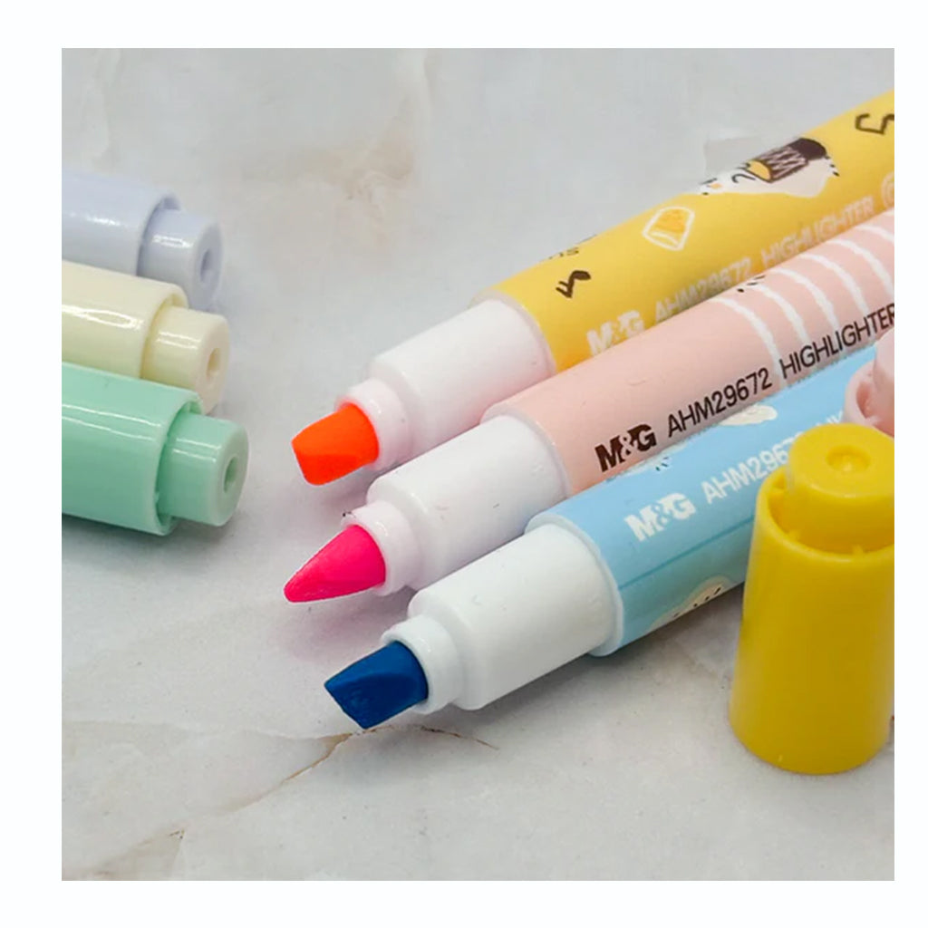 M&G Cha Cha Cha Mini Highlighter Pack of 6pcs