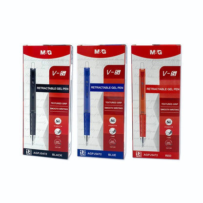 M&G V5 0.5mm Retractable Gel Pen - Black