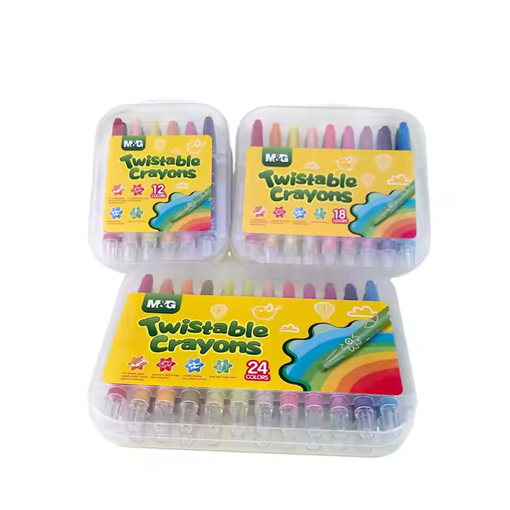 M&G Twistable Crayon with PP Box Package 36 Colors