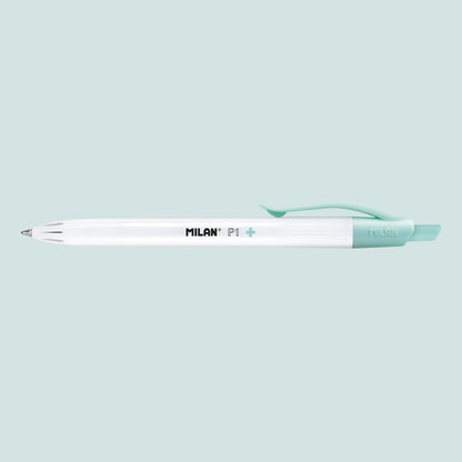 Blue ballpoint pen Milan pressure