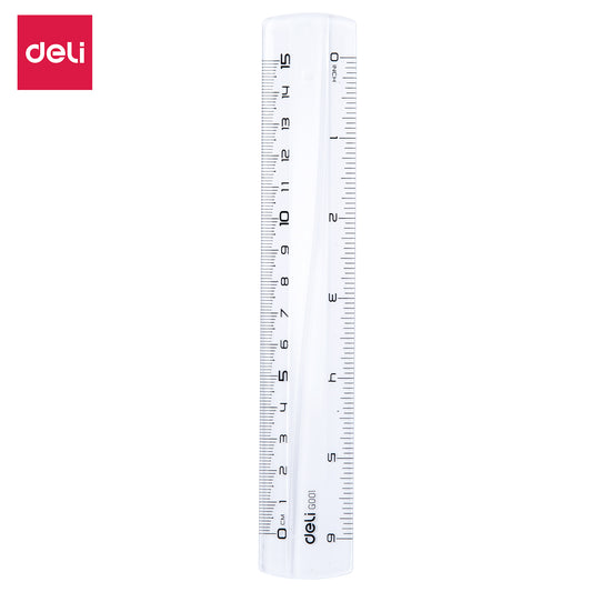 Transparent Colored Ruler - Deli