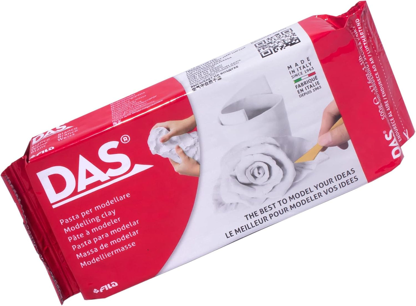 DAS Air Dry Modeling Clay White 500g