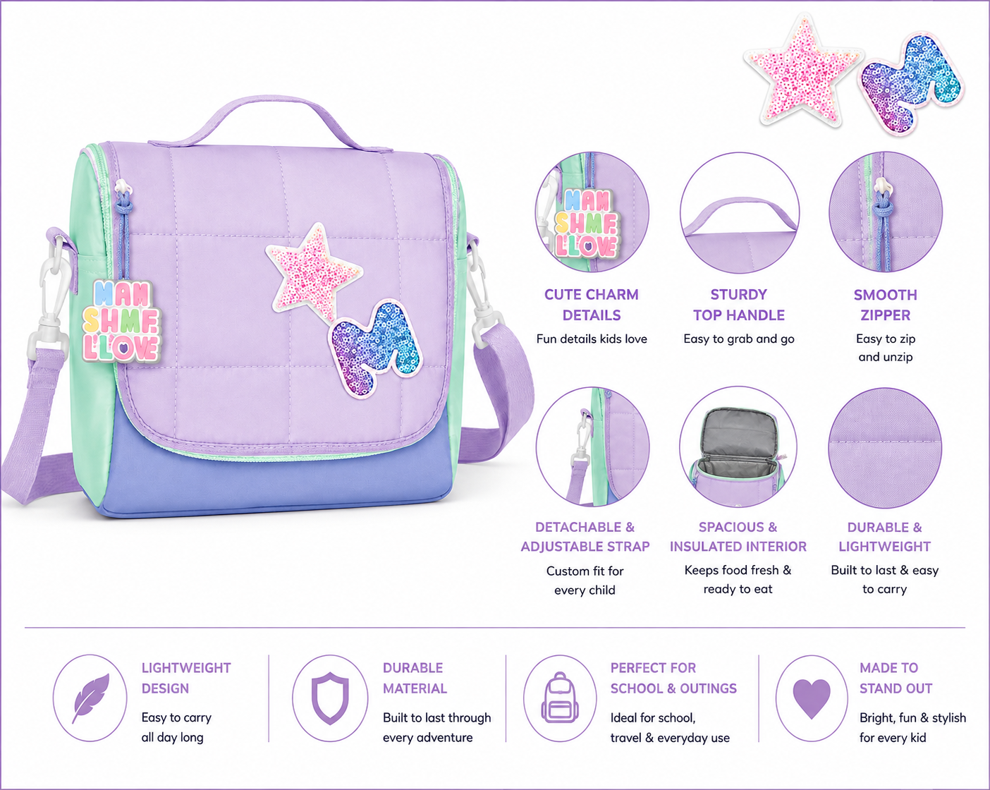 Lancheira/Lunchbag Marshmallow DREAMY 65519