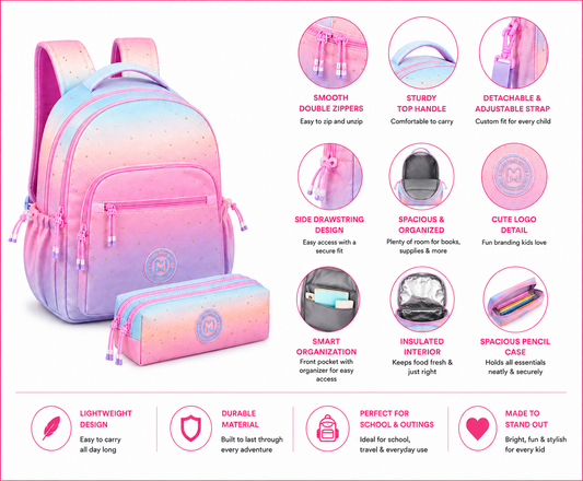 Backpack W/P Marshmallow GRADE 66056