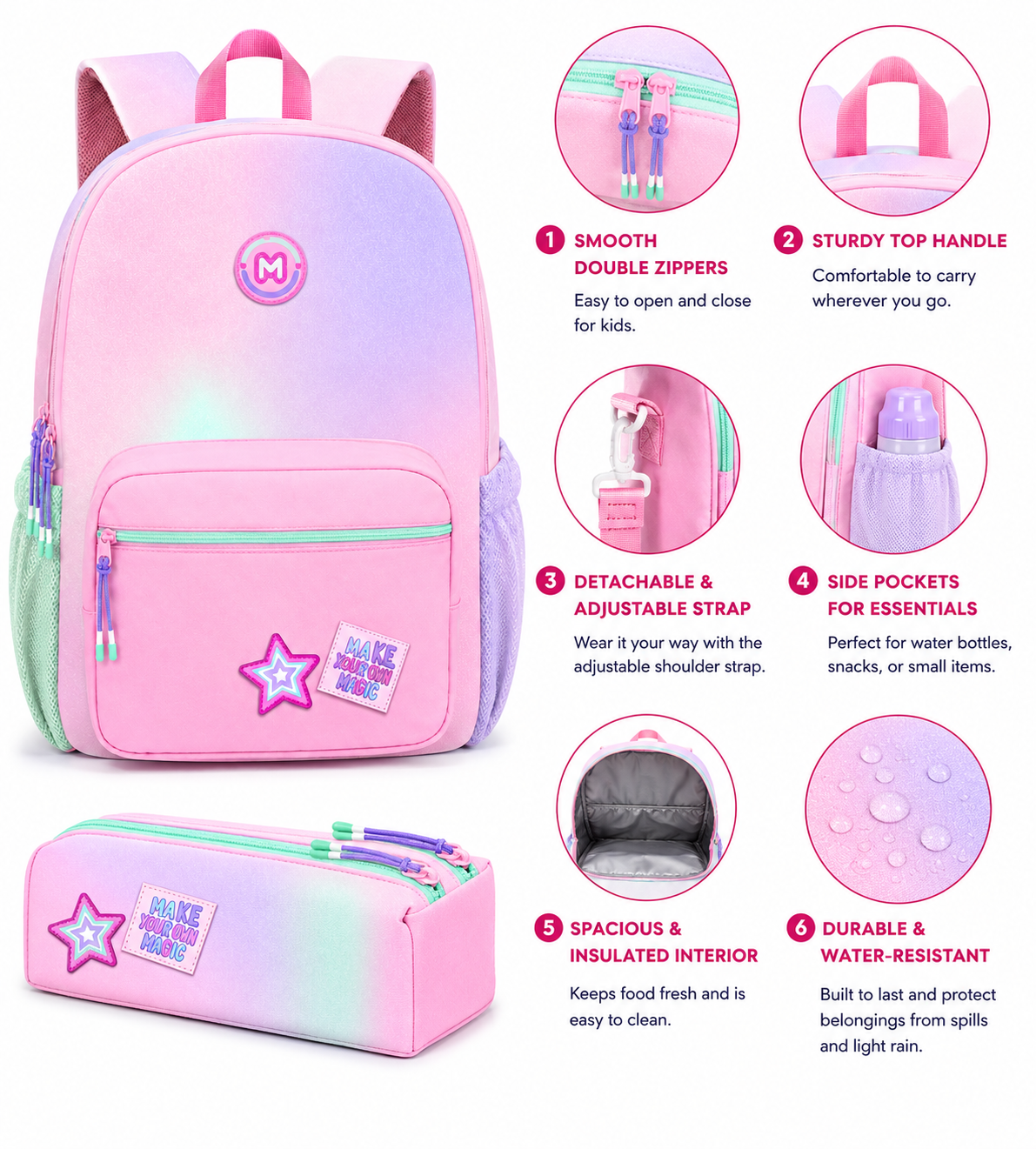 BackpackW/P Marshmallow SPOTLIGHT 66068
