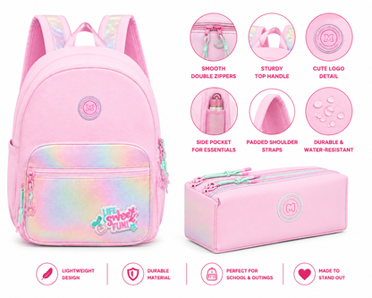 Backpack W/P Marshmallow GRACE PINK 66121