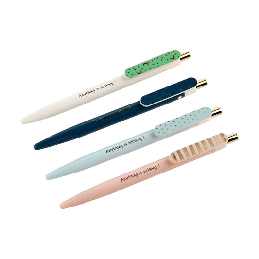 M&G Retractable Ball Pen Blue 0.5mm