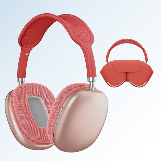 P9 Air Max Wireless Headphone with Cover - Red