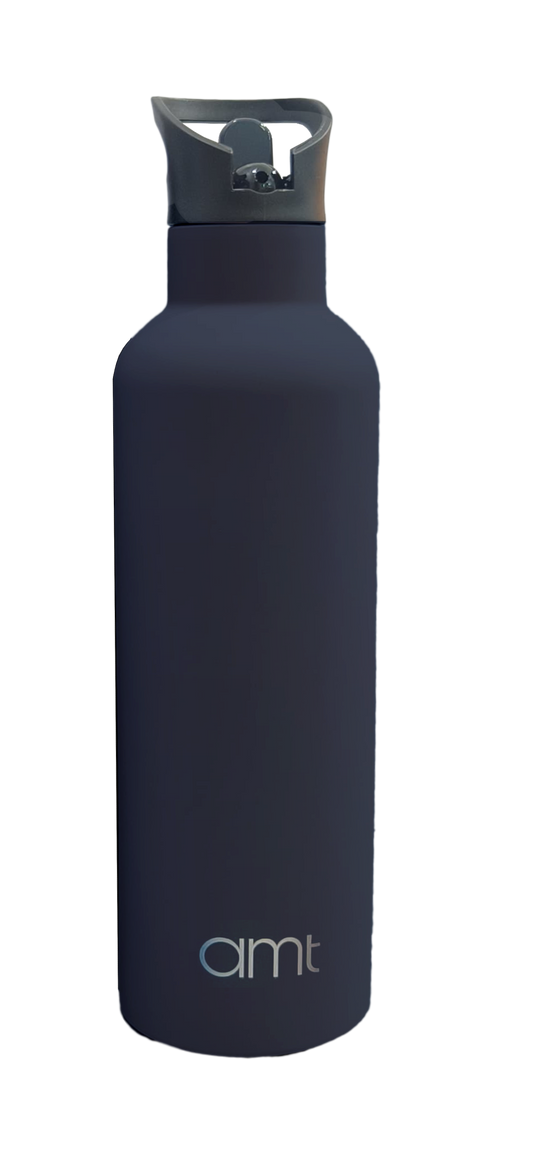AMT Insulated Water Bottle Black-S UN-D02-500A 500ml