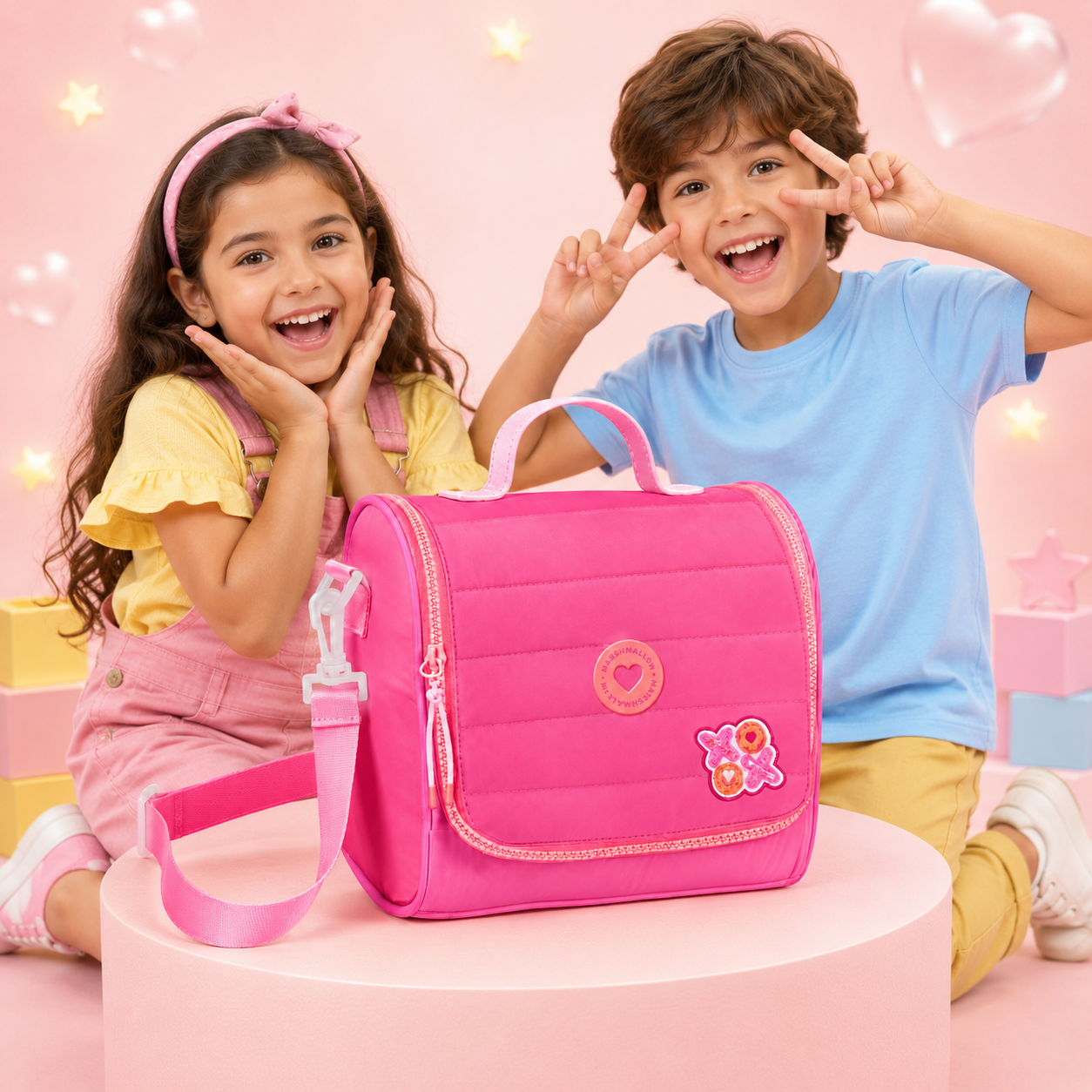 Lunch Bag Marshmallow PILLOW PINK 66222