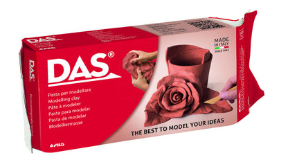 DAS Air Dry Modeling Clay Brown Terracotta 500g