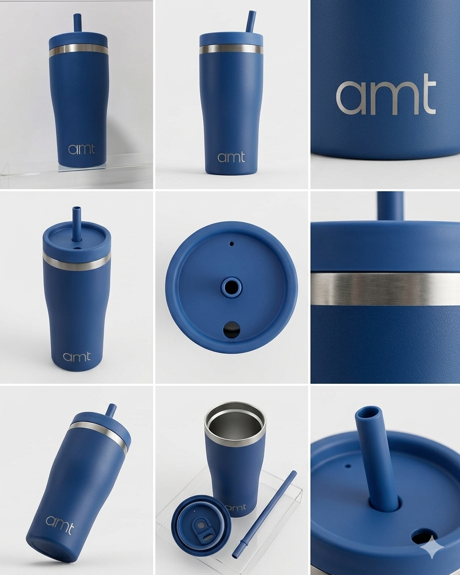 AMT Water Bottle BLUE 580ML