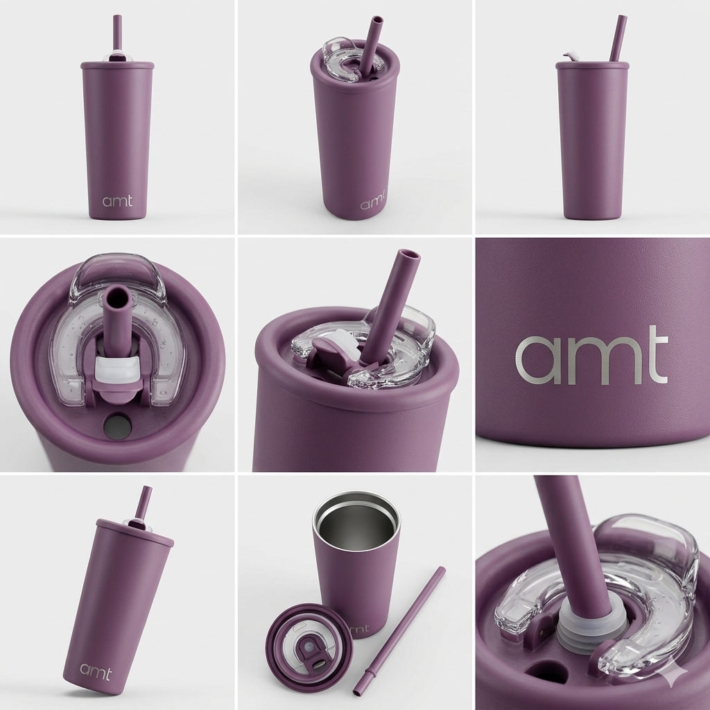 AMT Water Bottle PURPLE 550ML