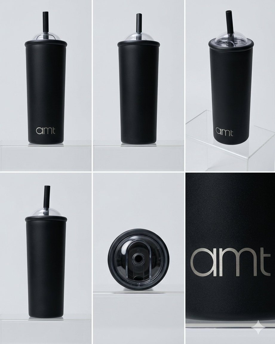 AMT Water Bottle BLACK 550ML