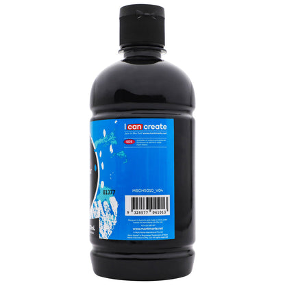MM Acrylic Colour 500ml bottle - Lamp Black