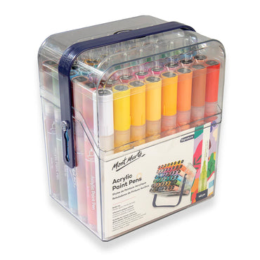 Mont Marte Acrylic Paint Pens Broad Tip in case 48pc