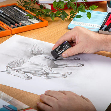 MM Artist Eraser Medium - Black