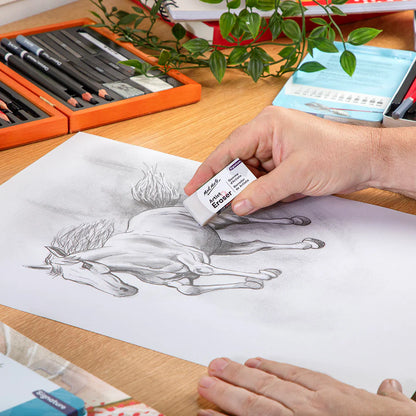 MM Artist Eraser Medium - White