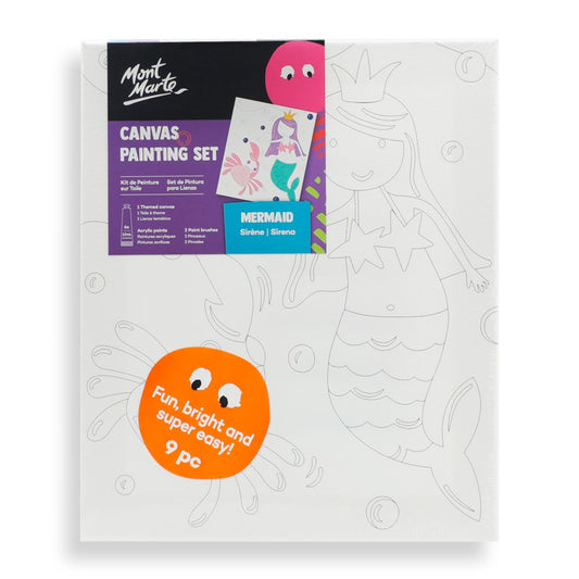 Kids Paint Me Set 9pc - Mermaid