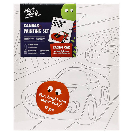 Kids Paint Me Set 9pc - Racing Cars