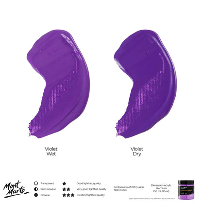 Dimension Acrylic Premium 250ml (8.5 US fl.oz) - Violet