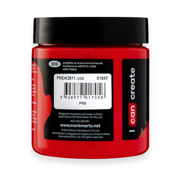 Dimension Acrylic Premium 250ml (8.5 US fl.oz) - Permanent Red