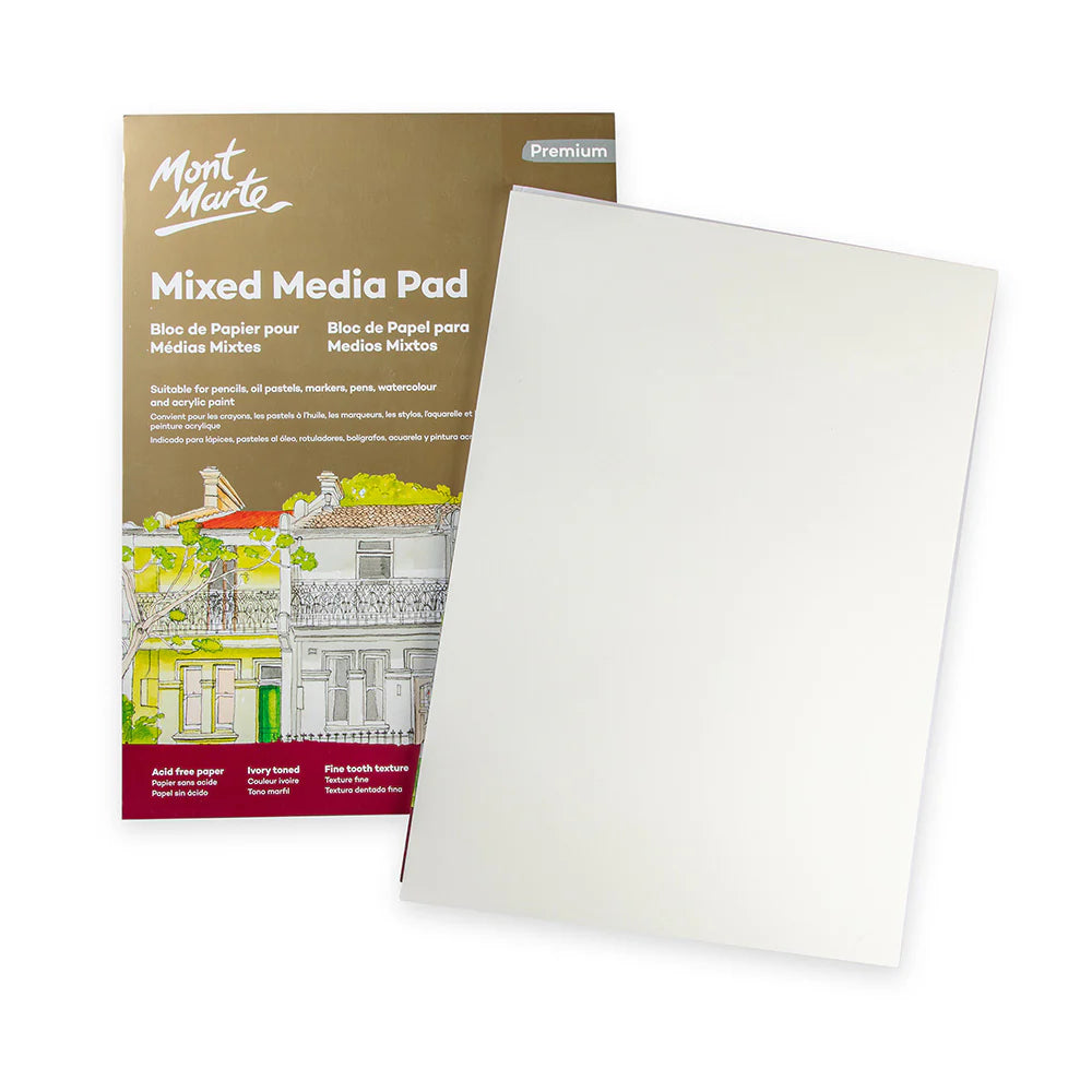 MontMarte Mixed Media Pad 300gsm A3 15 Sheets