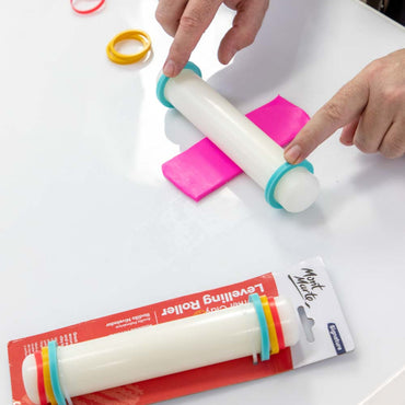 MM Polymer Clay Levelling Roller with bands 2