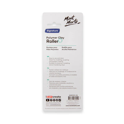 MM Polymer Clay Roller - Clear Acrylic 16cm