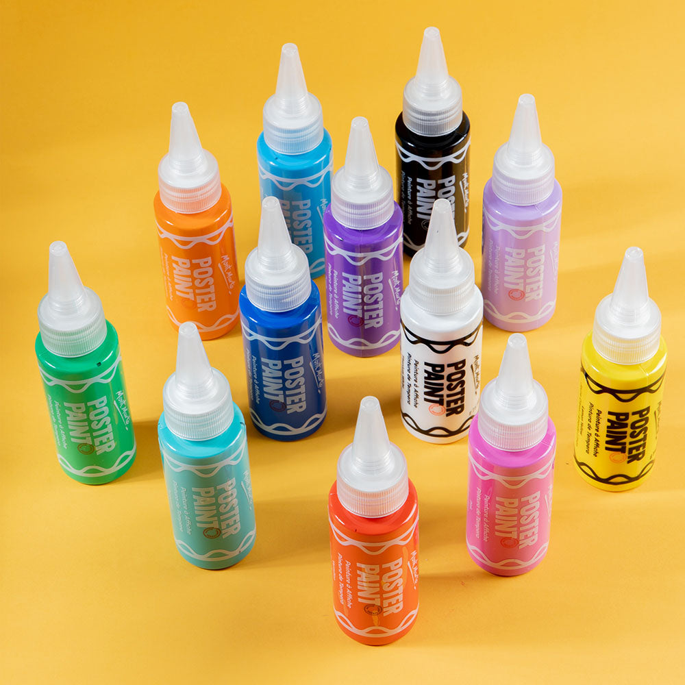 Poster Paints 12pc x 60ml (2 US fl.oz)