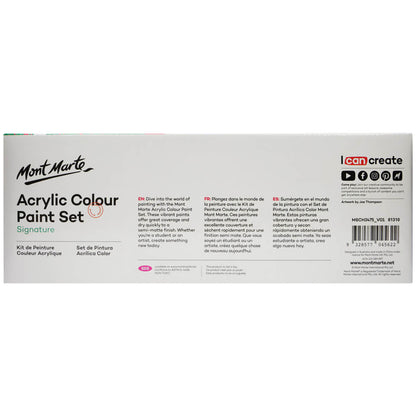 Acrylic Colour Paint Set Signature 24pc x 75ml (2.5 US fl.oz)